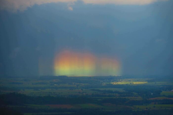 This Unusual Rainbow Was Spotted Over Mackay Yesterday