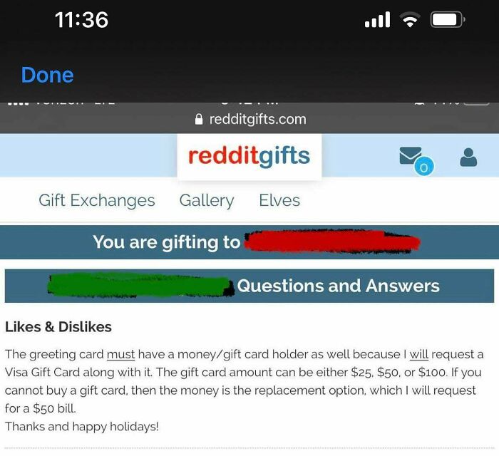 Last Year’s Holiday Card Giftee I Got - Still Makes Me