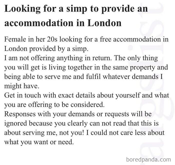 Never Regret Reading Craigslist