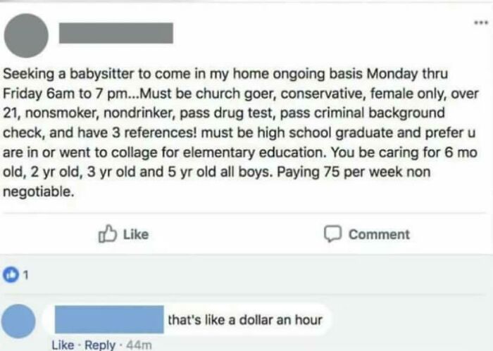 Babysitter Wanted
