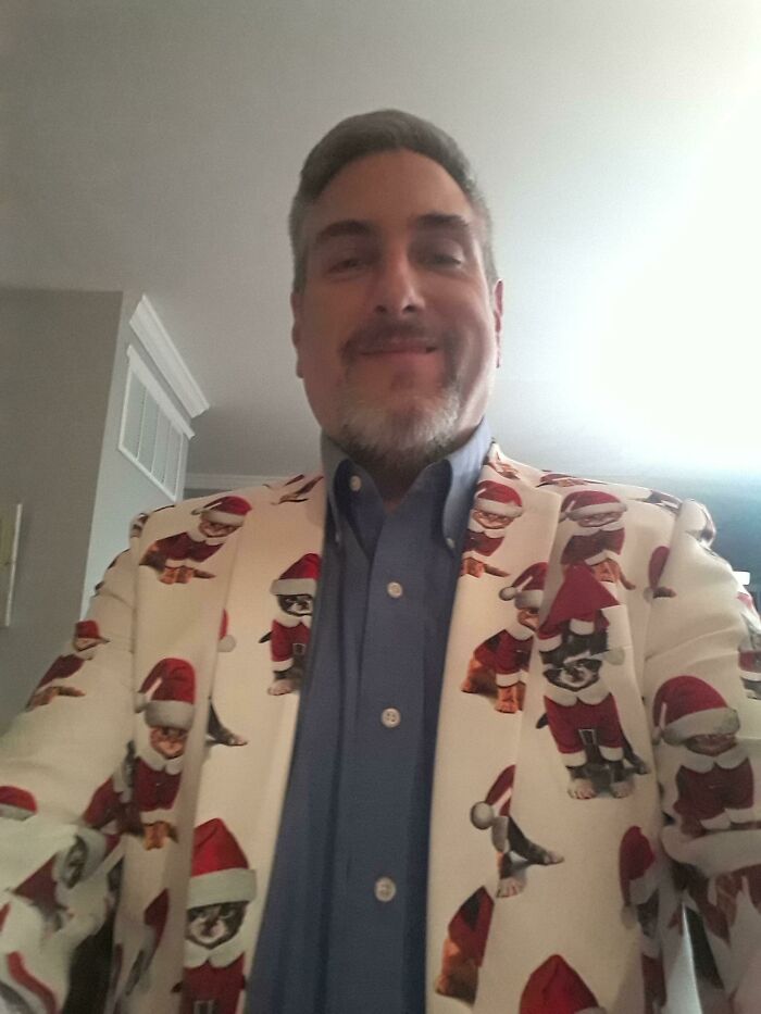 I Found This Jacket At A Thrift Store And Have Waited 4 Months To Wear It. Merry Christmas