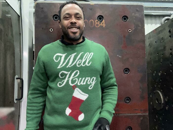 It’s Christmas Jumper Day At Work Today