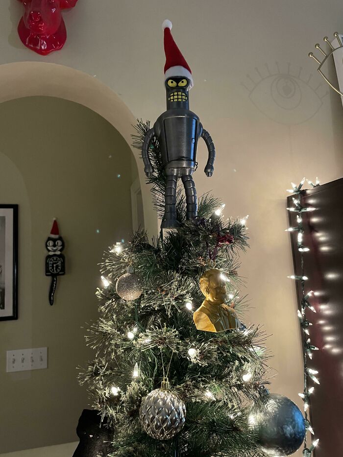 My Xmas Tree Is A Lot Like Yours, Only More Interesting Because It Involves Robots