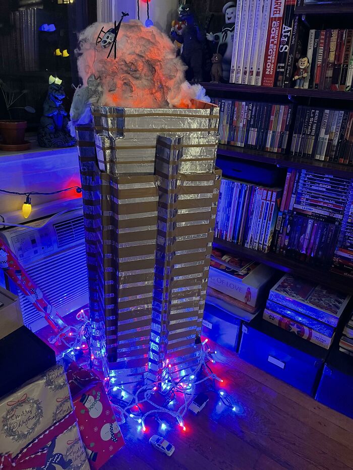 Made Nakatomi Plaza For My Christmas Tree. Yippie-Kai-Yay