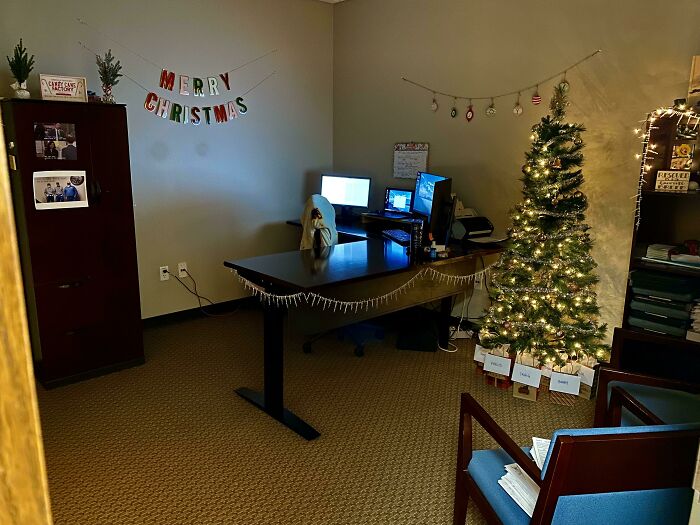 This Might Not Count But I Try My Best With My Little Office Each Year