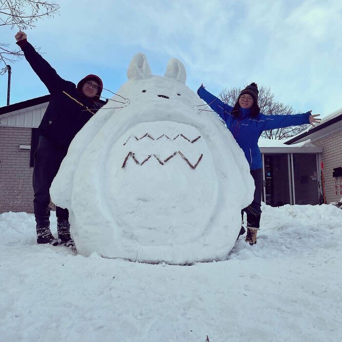 Snowman Totoro