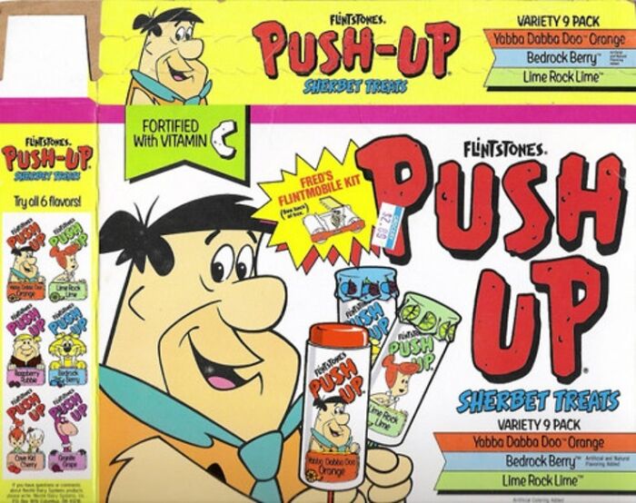 Flintstones Push Up Pops