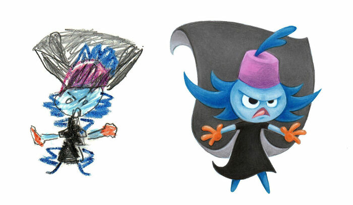 Propuesta del niño artista Alan, fan art de @aaronzenz