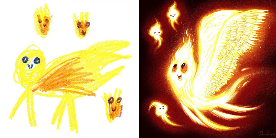 Prompt By Kid-Artist Evie, Fan Art By @davepryor72