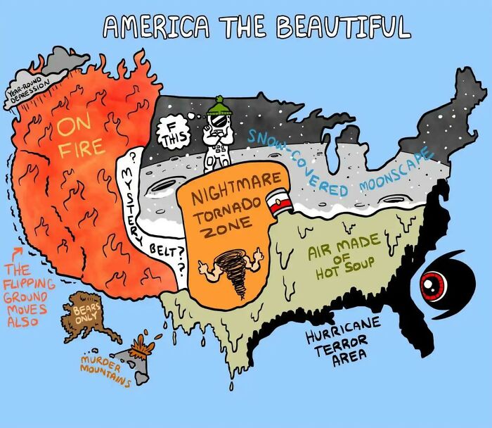 America’s Beautiful Weather Zones By Mattie Lubchansky