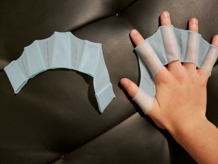 Hand Webbing For Swimming With