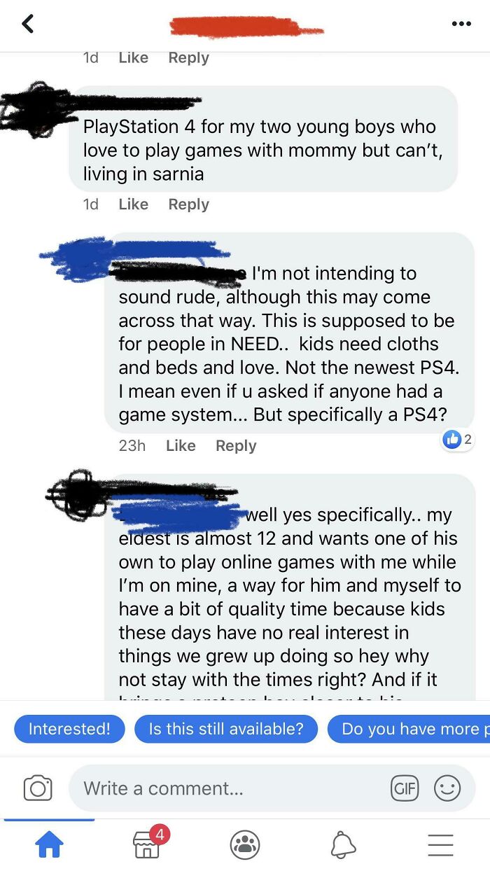 This Was On A Post About Giving Free Stuff For People In Need For Christmas