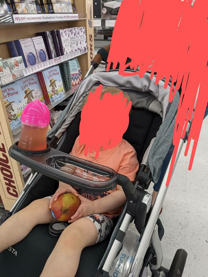 Said "You Can Pick One Toy" And She Chose A Mango