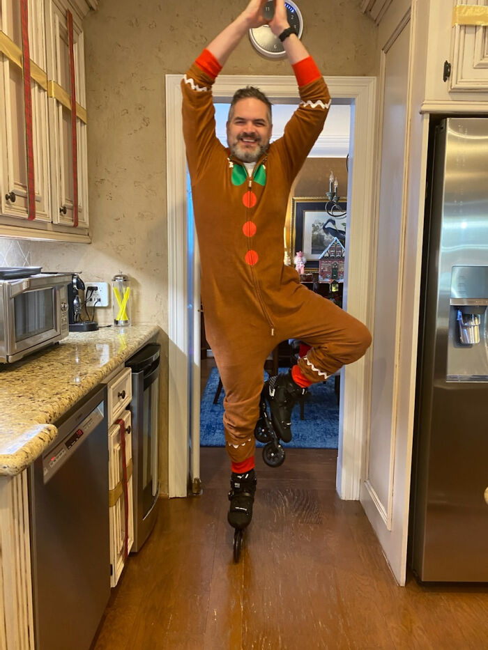 I Might Have Been A Bit Excited That My New Skates Fit. Merry Christmas