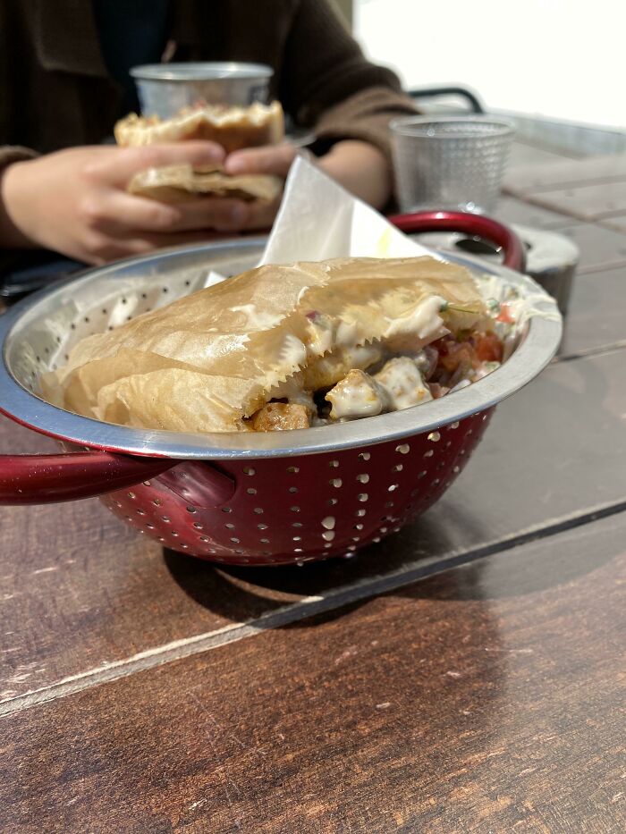 The Sauce Was Dripping From The Holes