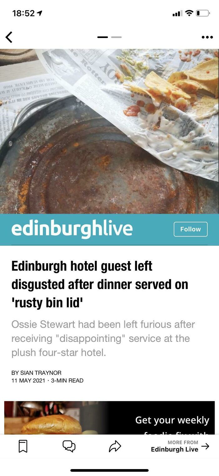 Nachos On A Rusty Bin Lid