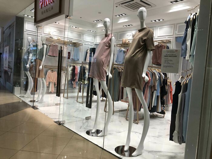 These Slenderman-Like Mannequins