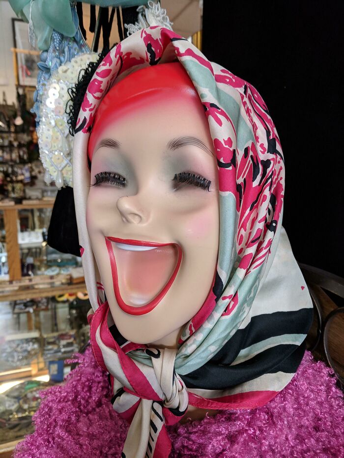 This Mannequin At An Antique Shop