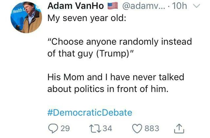 We Never Talk Politics