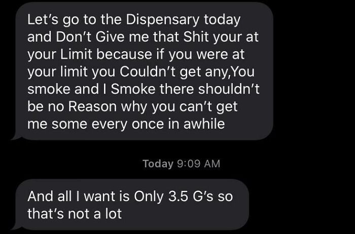 Cousin Demands I Get Him My Medical Marijuana Even Though I’ve Reached My Max