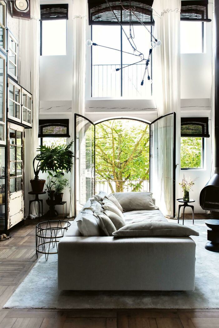 Early 1800s Brick Warehouse Transformed Into A Bright And Airy Home In Central Amsterdam, The Netherlands