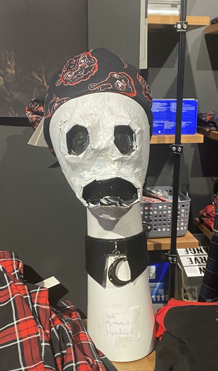 Mannequin Head At A Clothing Store In My Town