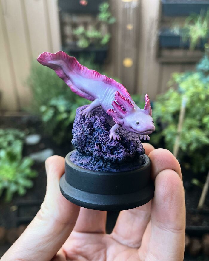 This Little Critter Is A Secret Santa Gift For A Colleague. I Don’t Know What It Is, But I’m Not One To Axolotl Questions