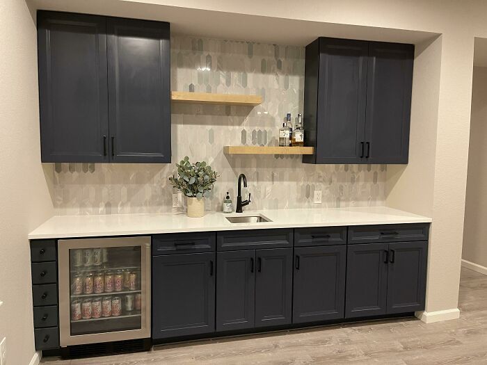 Basement Wet Bar I Recently Finished