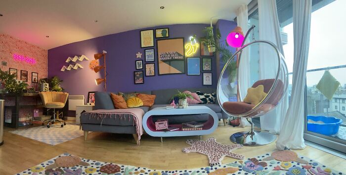 I’m Proud Of What I’ve Done With My Previously Boring And Grey Lounge!!!