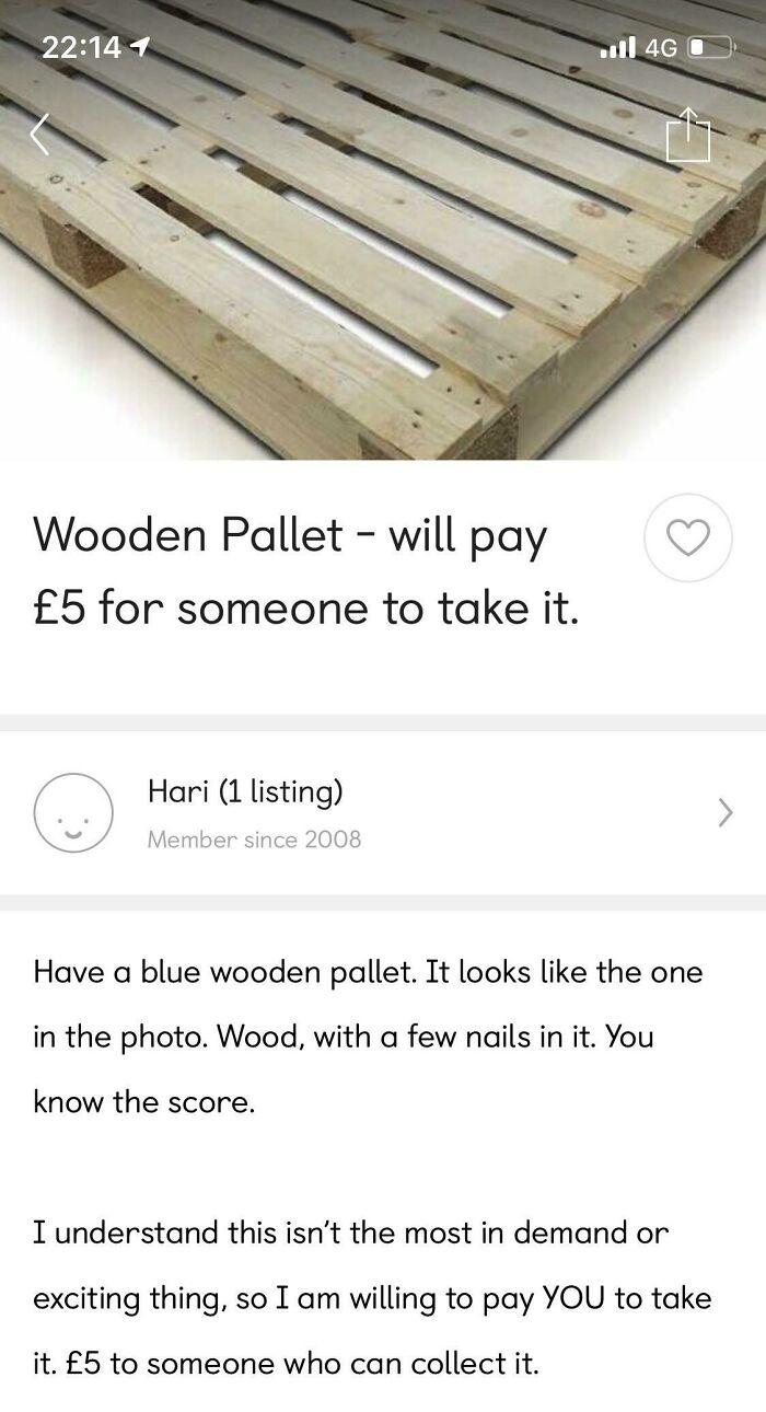I Think I’ve Found The Opposite Of A Choosing Beggar...?