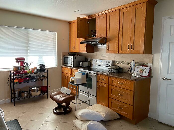The Ladder My 4yo Son Built To Steal The Leftover Candy From Halloween
