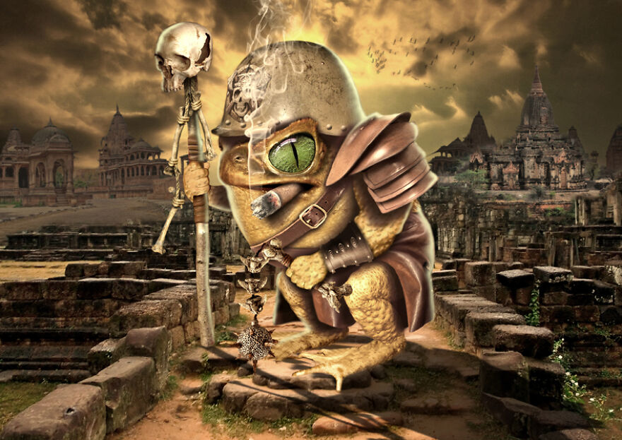 Digital Artists Are Challenged To Photoshop Frogs And Here Are The 30 Best Images