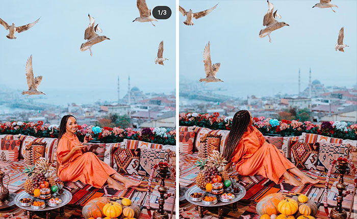 En el mundo real, los pájaros baten sus alas cuando vuelan