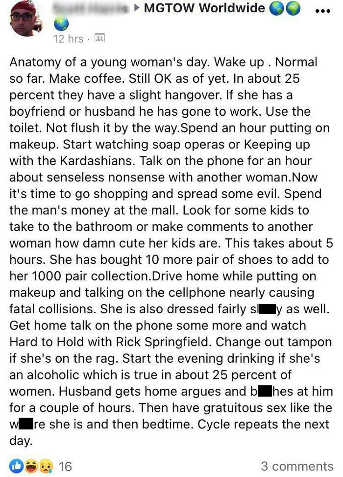 Just An Average Day In The Life Of An Average Female…