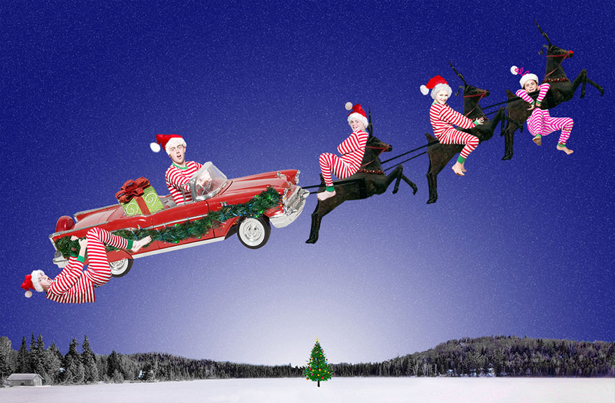 Our Family Has Been Creating Funny Christmas-Themed Holiday Cards, And Here's What We Made For The Past 25 Years (25 Pics) Our Family Has Been Creating Funny Christmas-Themed Holiday Cards, And Here's What We Made For The Past 25 Years (25 Pics)