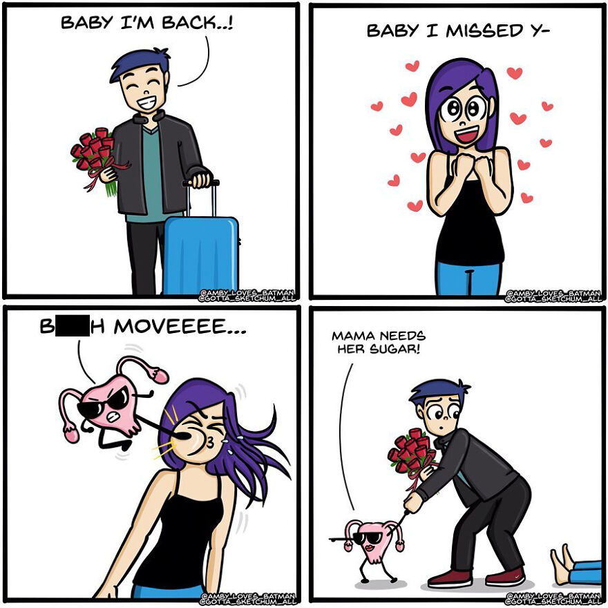 Indian Artist Creates Comics Showing The Difficulty Of Being An Adult Girl