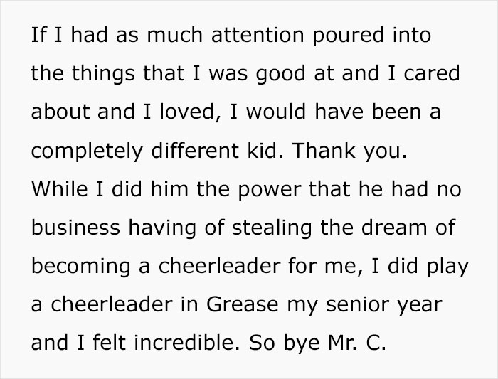 Woman Shares A Story Of How Her Teacher Commented On Her Body 17 Years Ago And That Still Contributes To Her Body Image Issues