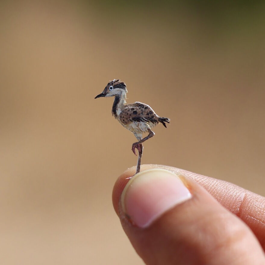 I Created Miniature Paper Cut Artworks Every Day For 1000 Days To Create Awareness About Wildlife