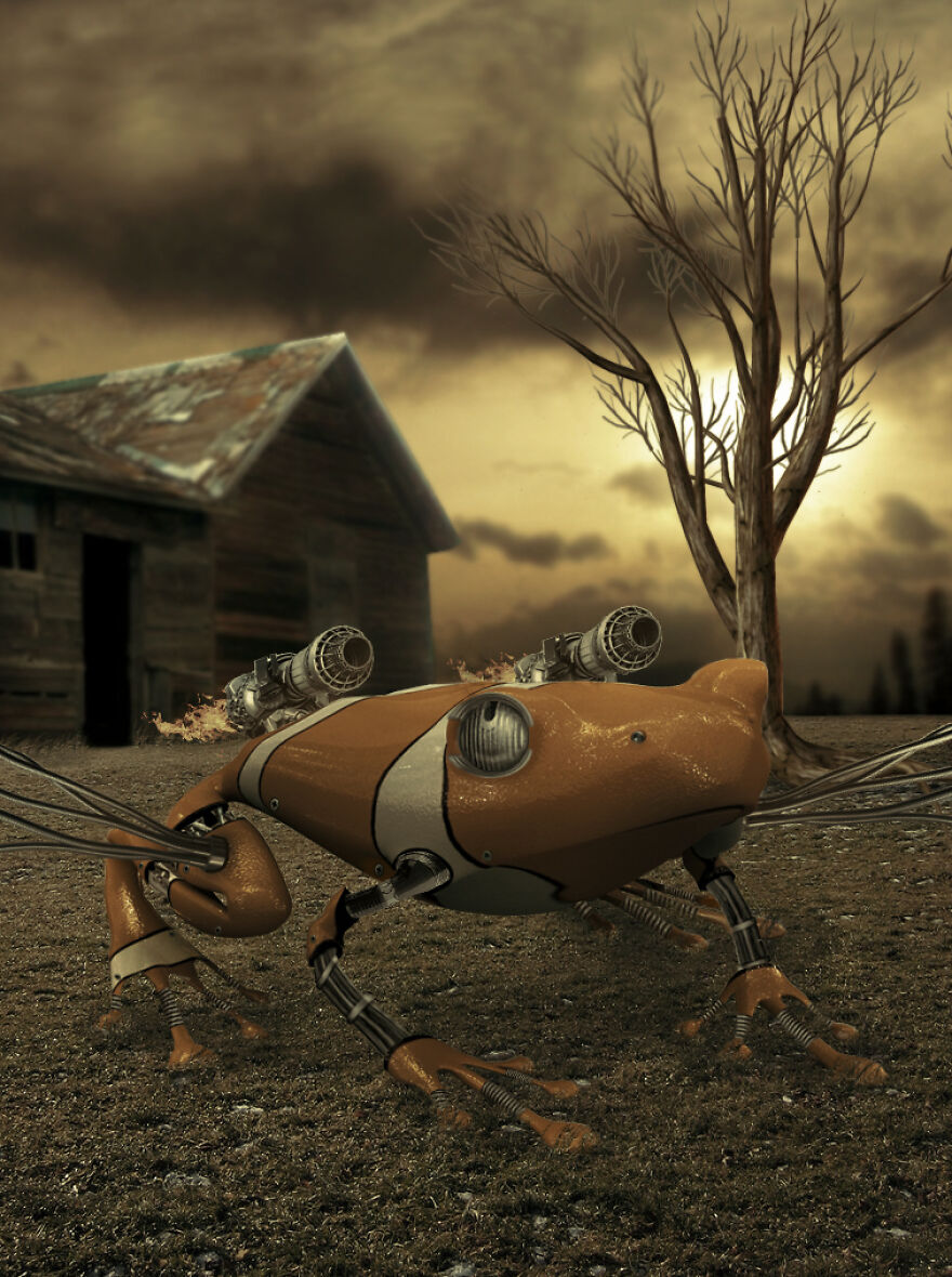 Digital Artists Are Challenged To Photoshop Frogs And Here Are The 30 Best Images