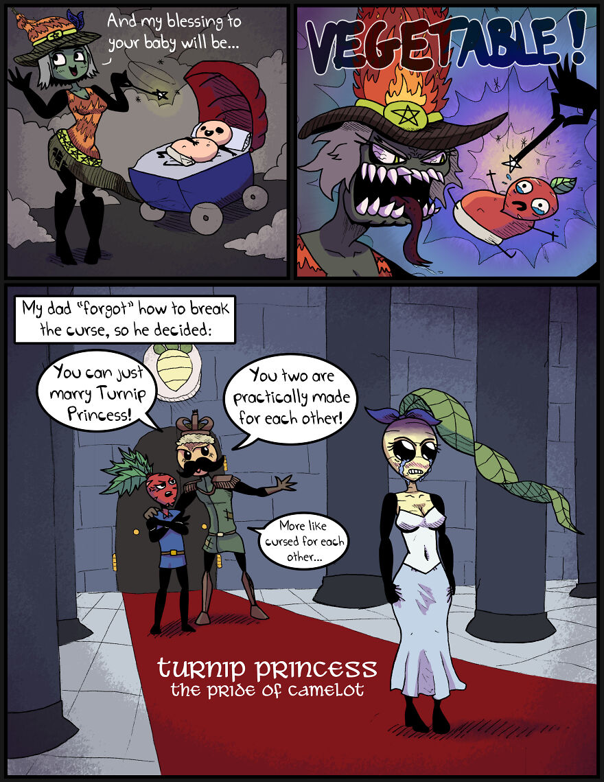 A Comic About Prince Charming, Except His Face Is So Hot That It Kills People.