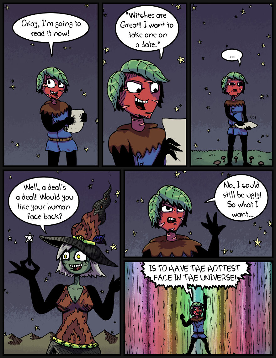 A Comic About Prince Charming, Except His Face Is So Hot That It Kills People.