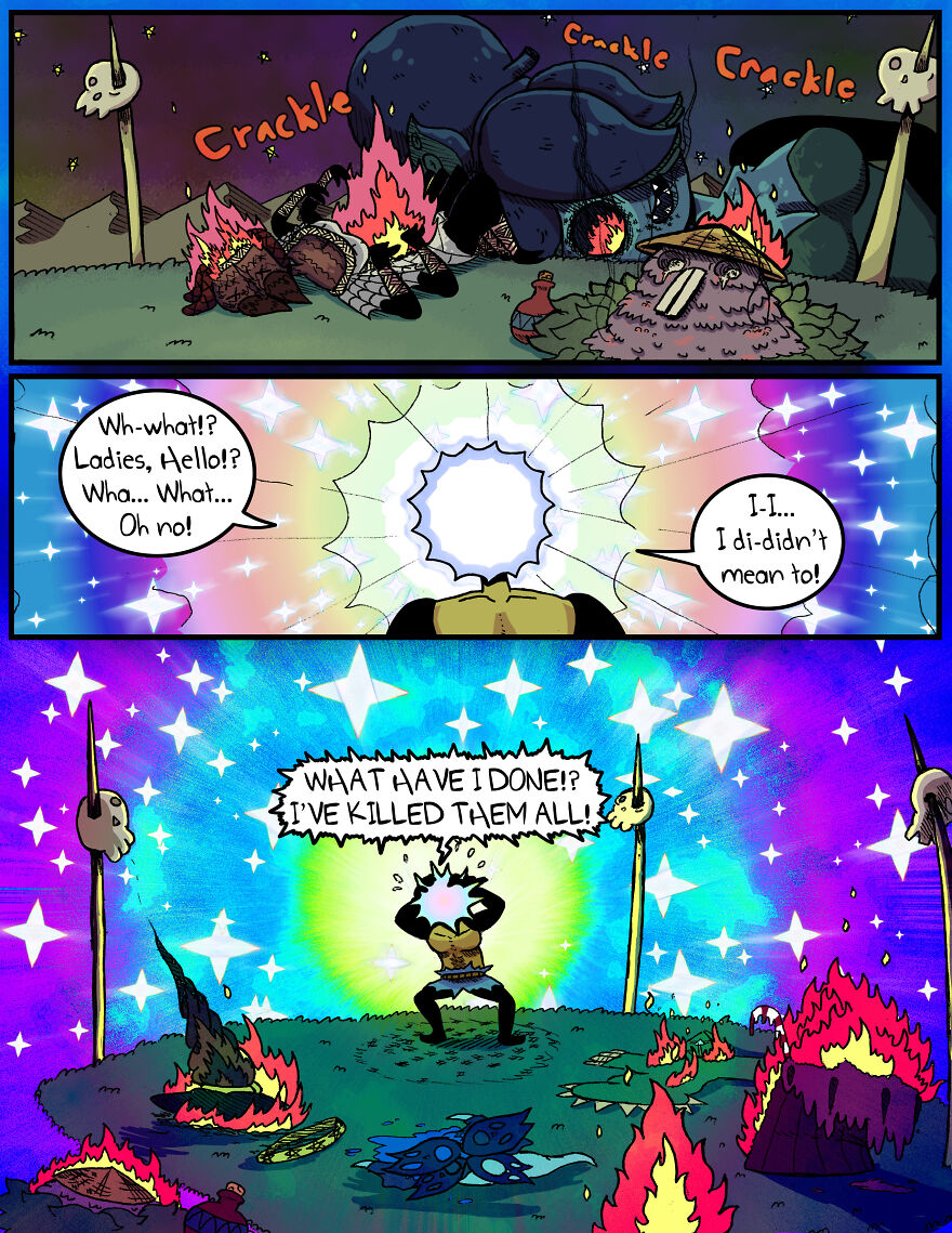 A Comic About Prince Charming, Except His Face Is So Hot That It Kills People.