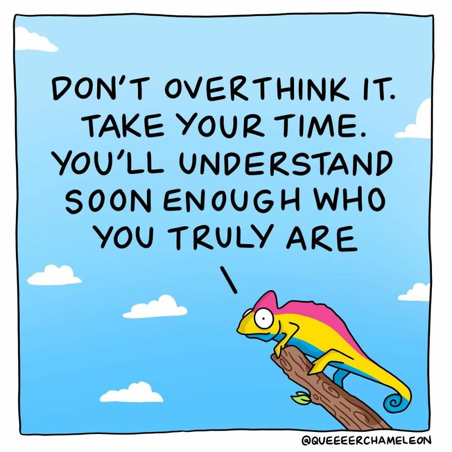 Artist Creates Chameleon-Shaped Characters To Talk About Queer Identity And Sexuality And The Internet Loves It (26 Pics)