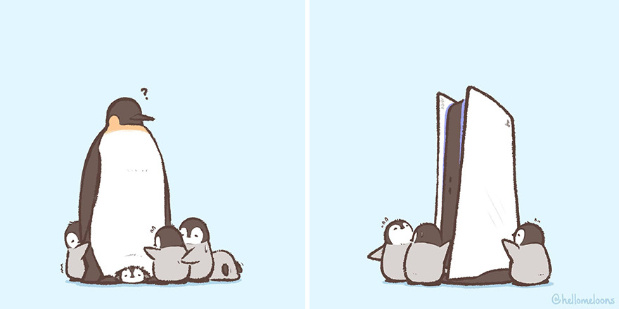 Artist Makes Comics Showing The Little Adventures Of A Little Penguin And They Are Adorable