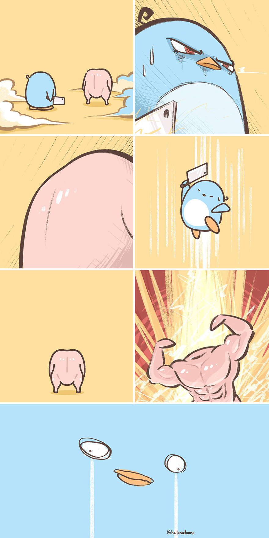 Artist Makes Comics Showing The Little Adventures Of A Little Penguin And They Are Adorable