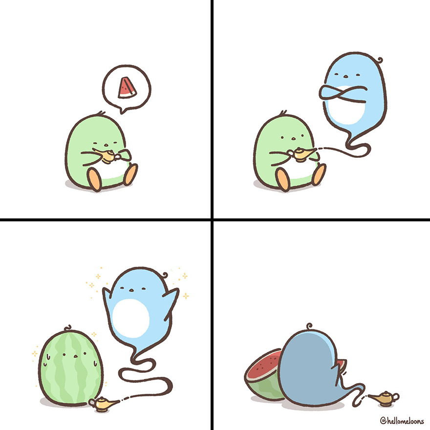 Artist Makes Comics Showing The Little Adventures Of A Little Penguin And They Are Adorable