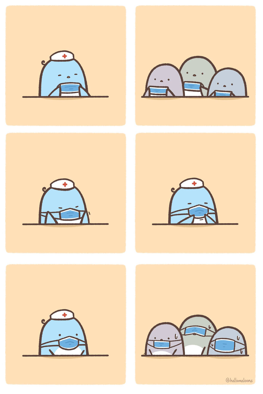 Artist Makes Comics Showing The Little Adventures Of A Little Penguin And They Are Adorable