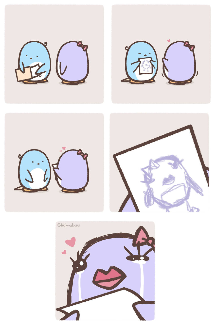 Artist Makes Comics Showing The Little Adventures Of A Little Penguin And They Are Adorable