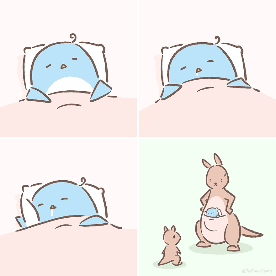 Artist Makes Comics Showing The Little Adventures Of A Little Penguin And They Are Adorable