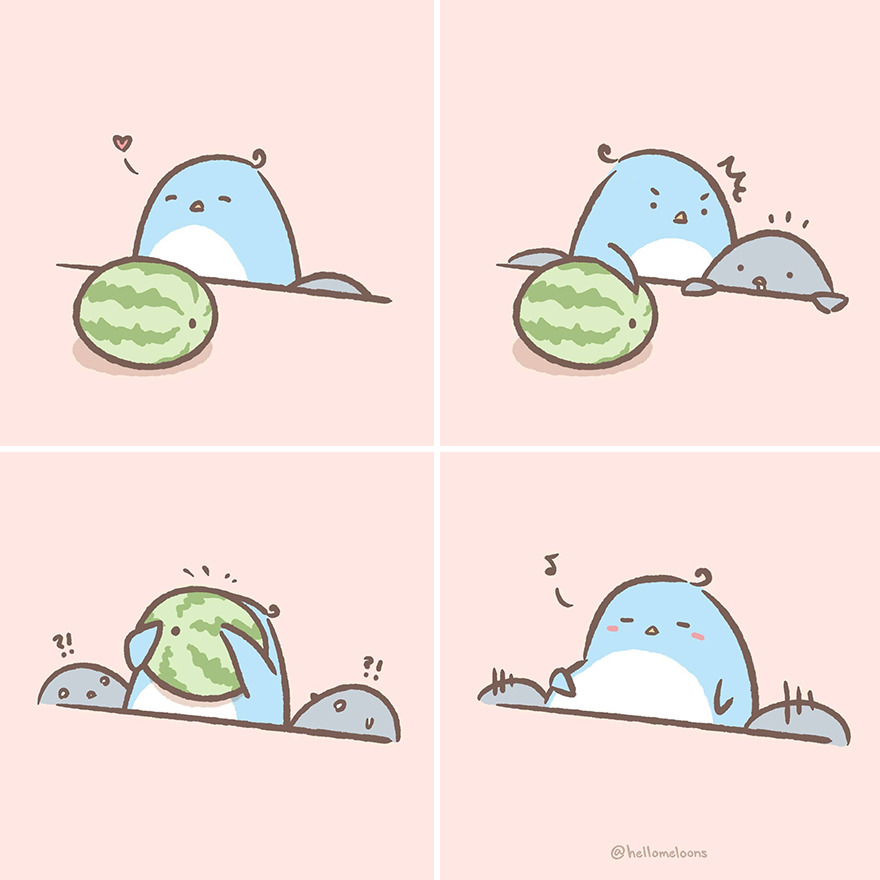 Artist Makes Comics Showing The Little Adventures Of A Little Penguin And They Are Adorable